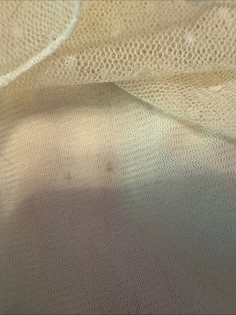 Coolwear Cream Lace-Trim Sheer Camisole Top - Picture 6 of 6